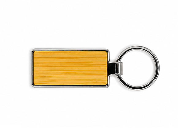 Metal Wooden Keyring KR347
